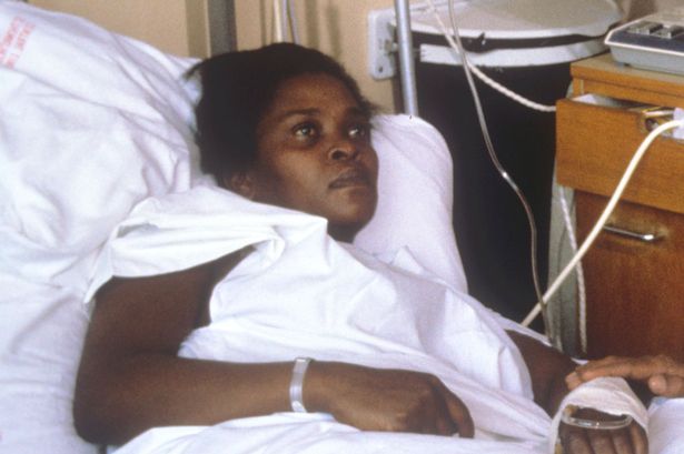 Cherry Groce, victim injured by the police. This helped spark the Brixton riots 1985