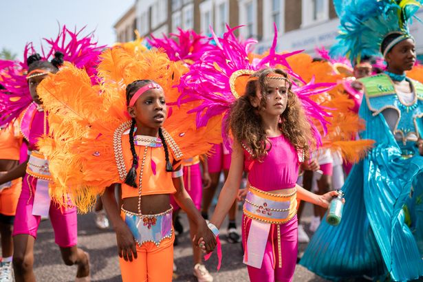 Kids parade at Notting Hill carnival