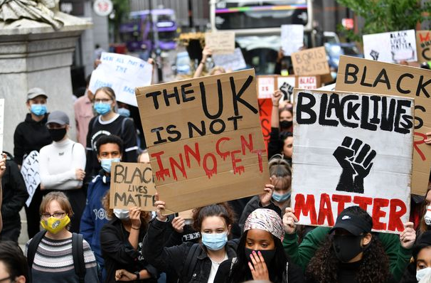 Black lives matter uk protest