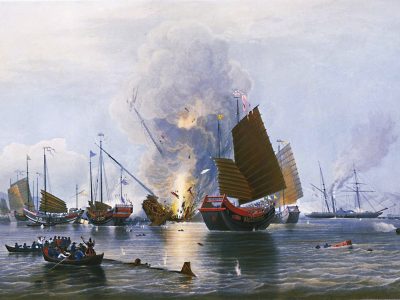 The opium wars of China