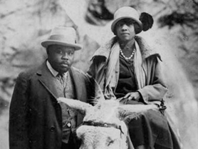 Amy Jaques Garvey and husband Marcus